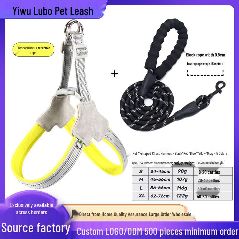 3D-Cartoon-Haustierweste und Leinen-Set für Hunde und Katzen – ausbruchsicheres Geschirr zum Spazierengehen