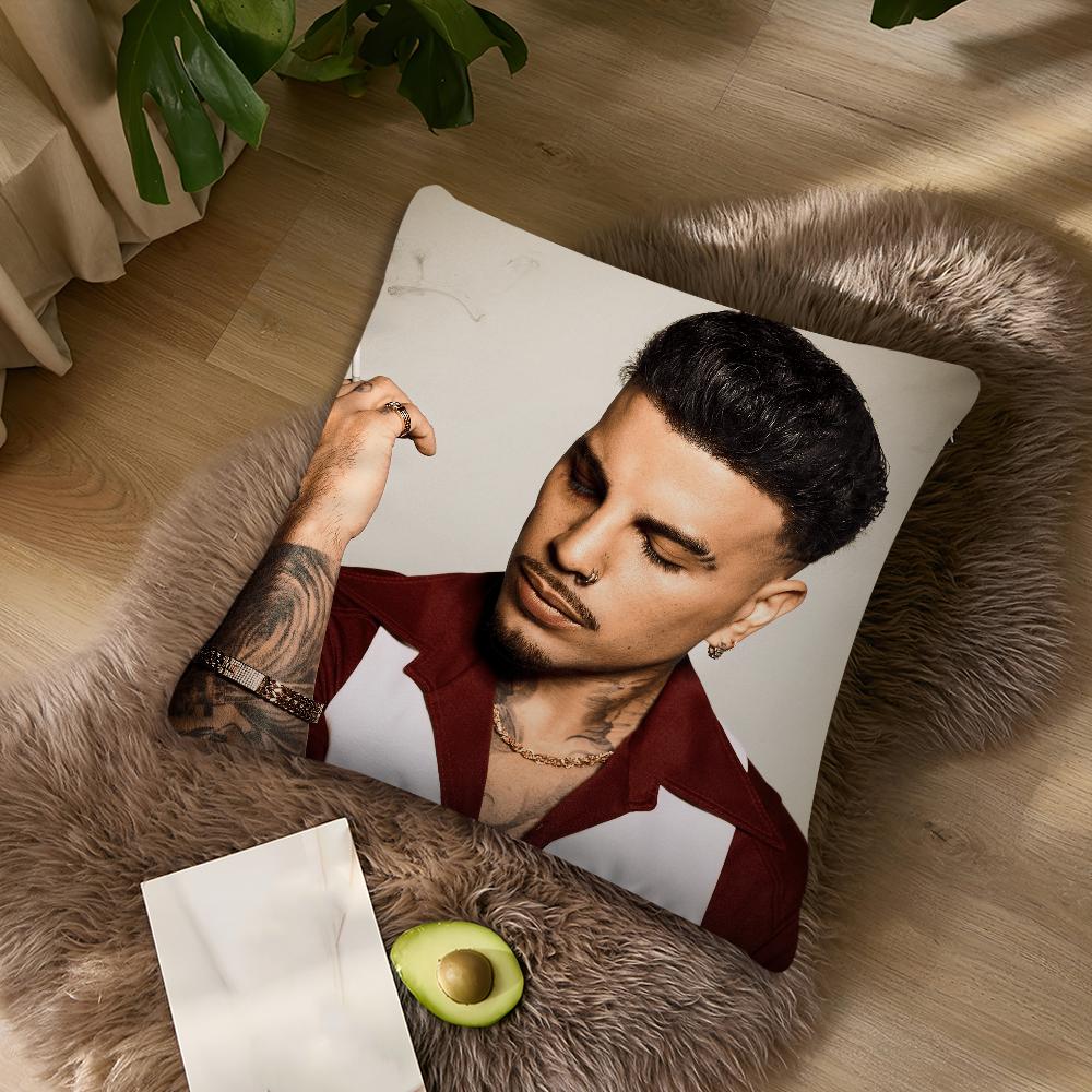 

Певец Раув Алехандро Нуэстра подушка чехол гостиная акцент диван спинка поддержка квадратный лаунж отдых сон компаньон подушка кас 30x30CM(12x12in)