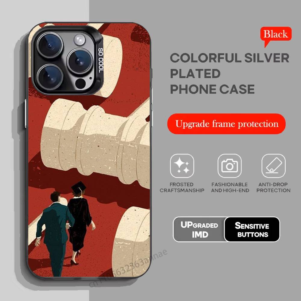 Law Lawyer Judge Justice phone Case for iPhone 17 11 12 Pro Max Plus Mini Air SE  16e 14 15 16 13 Soft Shell