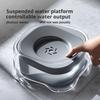 Large Capacity 2000ml Pet Floating Bowl Floating Filter Dry-Chin Technology Pet Water Feeder Detachable Transparent Design