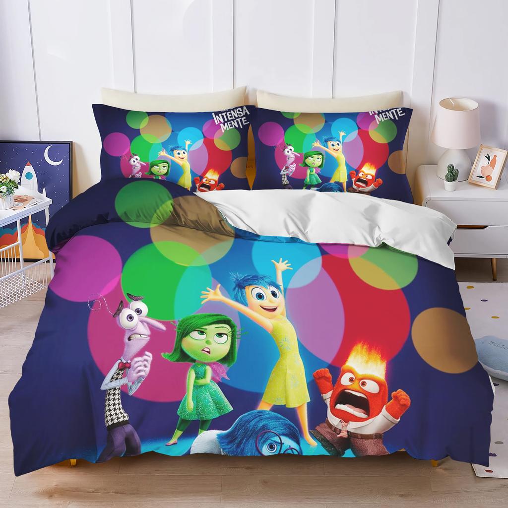 Inside Out Duvet Cover Set Comforter Bedding 3d Children'S Bedding Set 3-Piece 1 Quilt Cover King Size