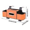 New 3-in-1 Car Backseat Organizer Hanging Auto Accessories Tissue Box Multifunction Water Cup Holder