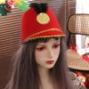 Vintage Knight Uniform Hat Sun Protection Drum Major Hat Marching Band Hat  Festival Fancy