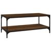 819371 vidaXL Coffee Table Brown Oak 80x50x40 Cm Engineered Wood