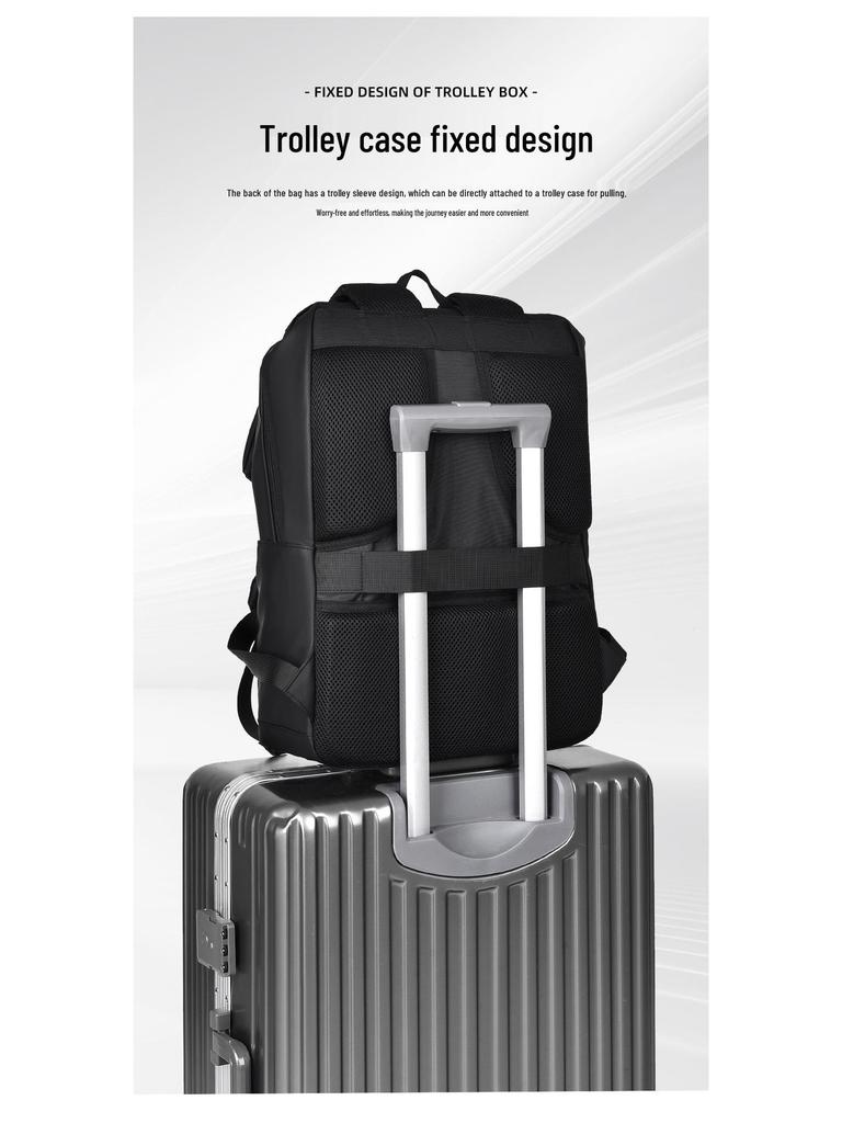 2025 Large Capacity Trendy Flap Laptop Backpack for Men & Students