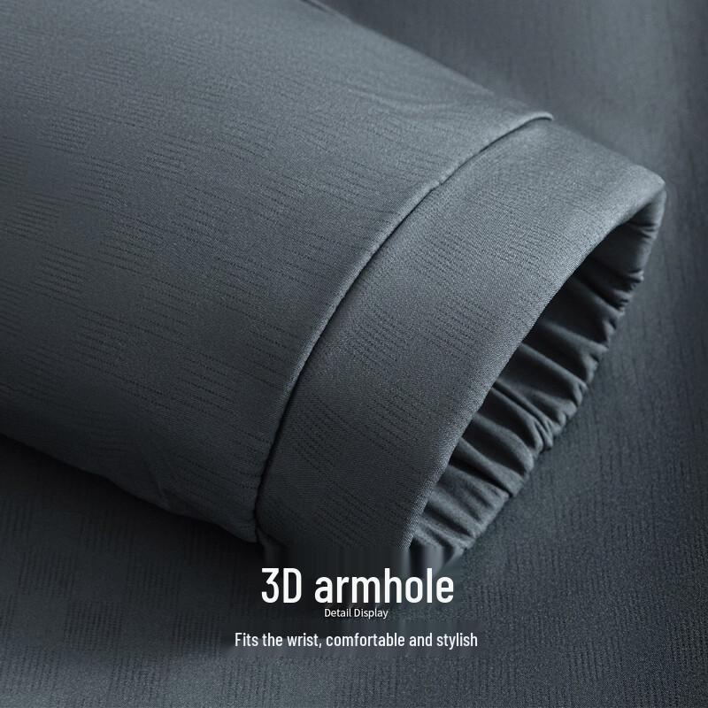 Hodo Men's Wrinkle-Resistant Stand Collar Jacket