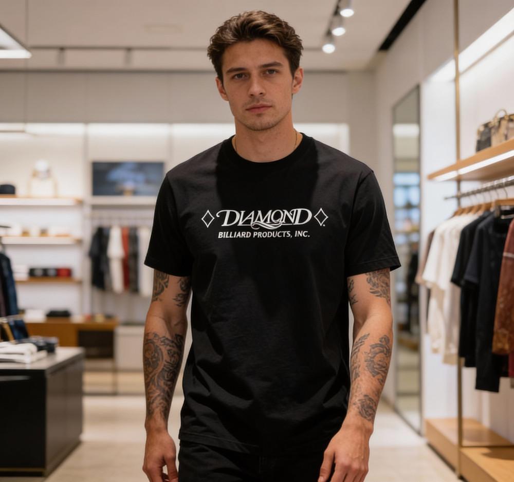 

Hot New Diamond Billiard Logo TShirt Size S 5Xl Unisex T-Shirt XXXL
