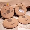 Chair Cushion Cartoon Cute Animal Round Seat Pad Capybara Living Room Seat Cushion with Memory Foam Furniture Accessories