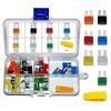 Micro2 fuse combination kit 35PCS upgraded car fuse combination (5-30A) with puller tool car ship truck SUV RV fuse replacement Fuse Holders1