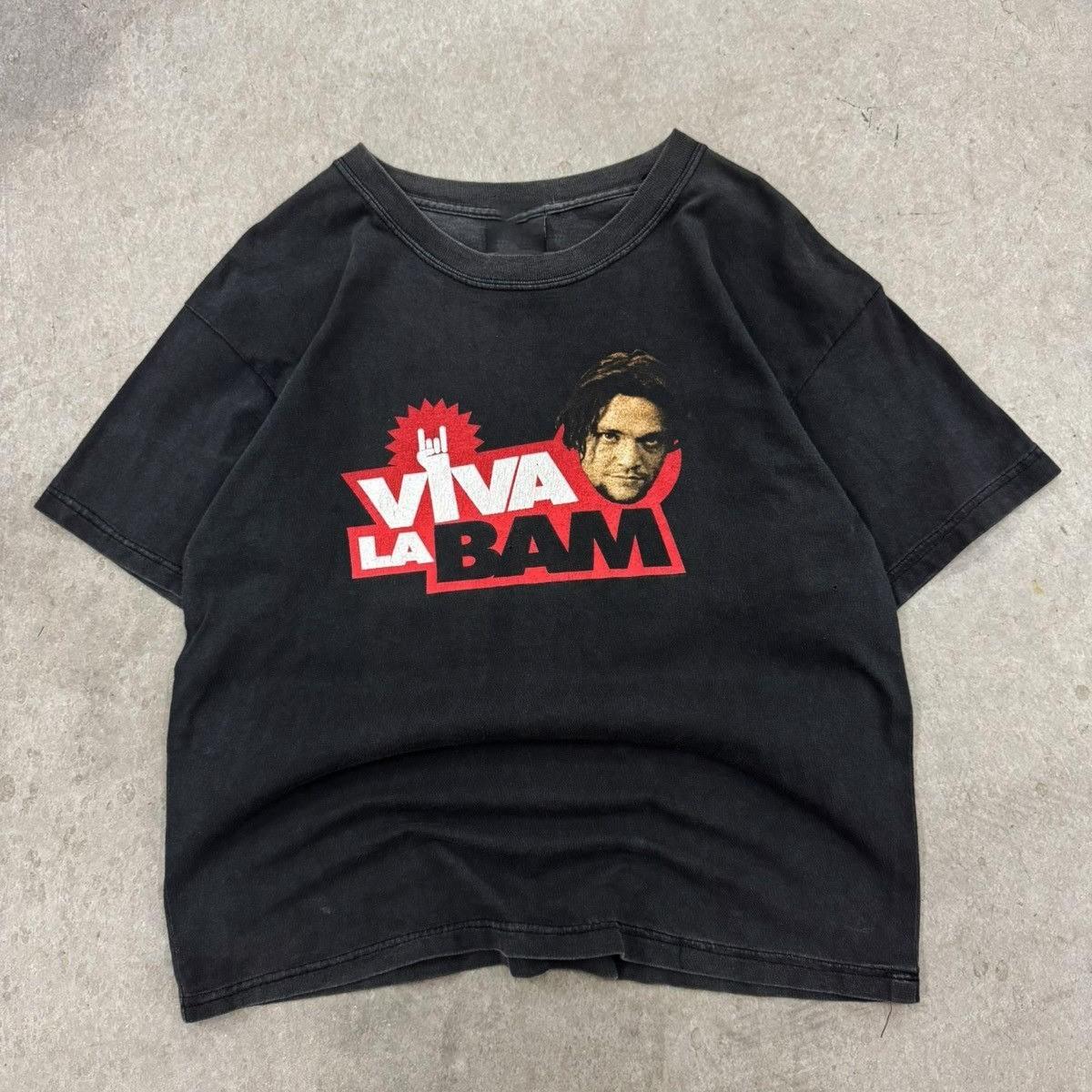 Винтажная футболка 2004 года Viva La Bam Jackass MTV Bam Margera Унисекс S-5XL XXXXL
