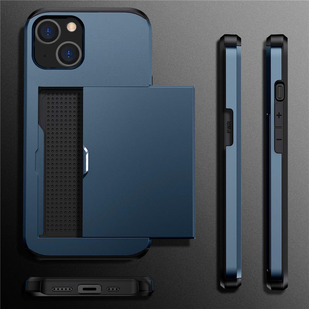 Shockproof Heavy Hard Case with Card Slot for IPhone 16 Pro Max 15 Pro Max 14 Pro Max