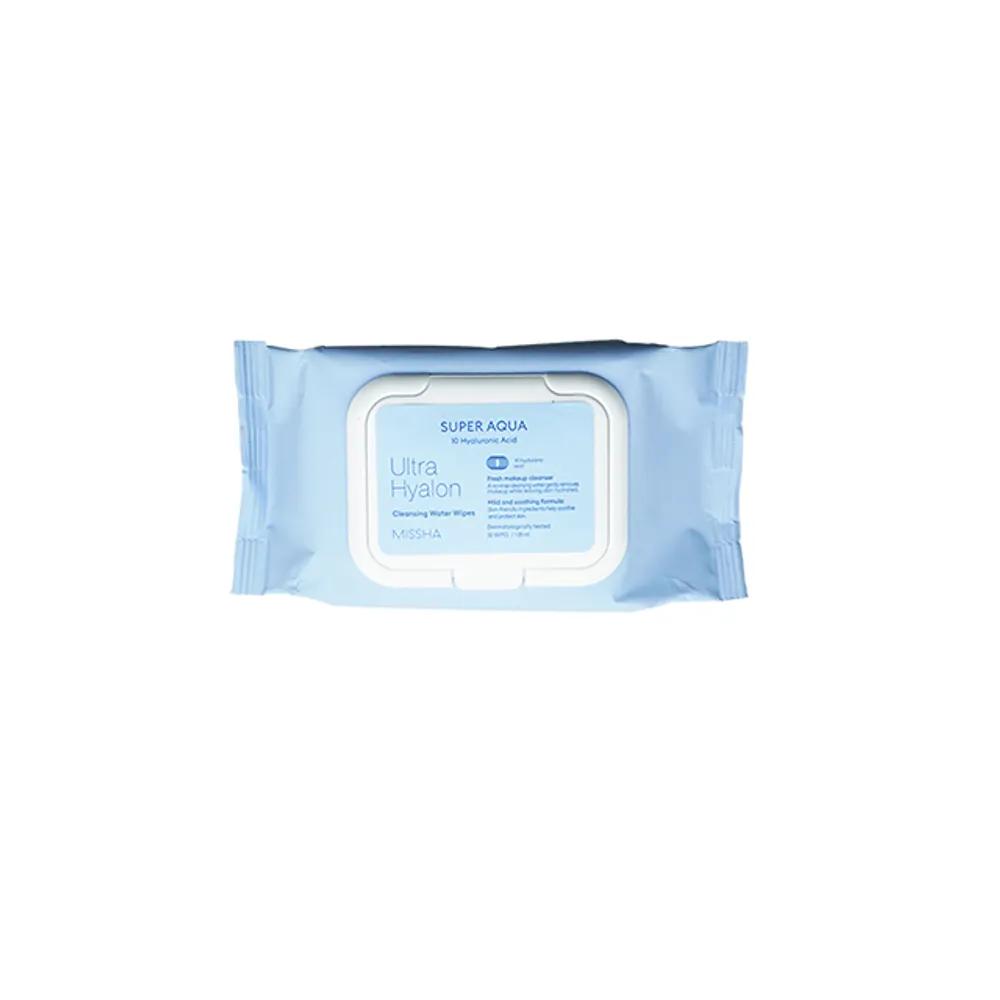 MISSHA Super Aqua Ultra Hyaluron Cleansing Water Tissues (30 Sheets)