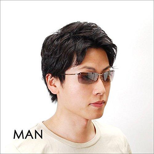 Glasses with Special Case Sunglasses Date Glasses Glasses S8167J 300D 62 Titanium MADE IN JAPAN Beckham Model Reprint White Gold Gray Gradation Mirror
