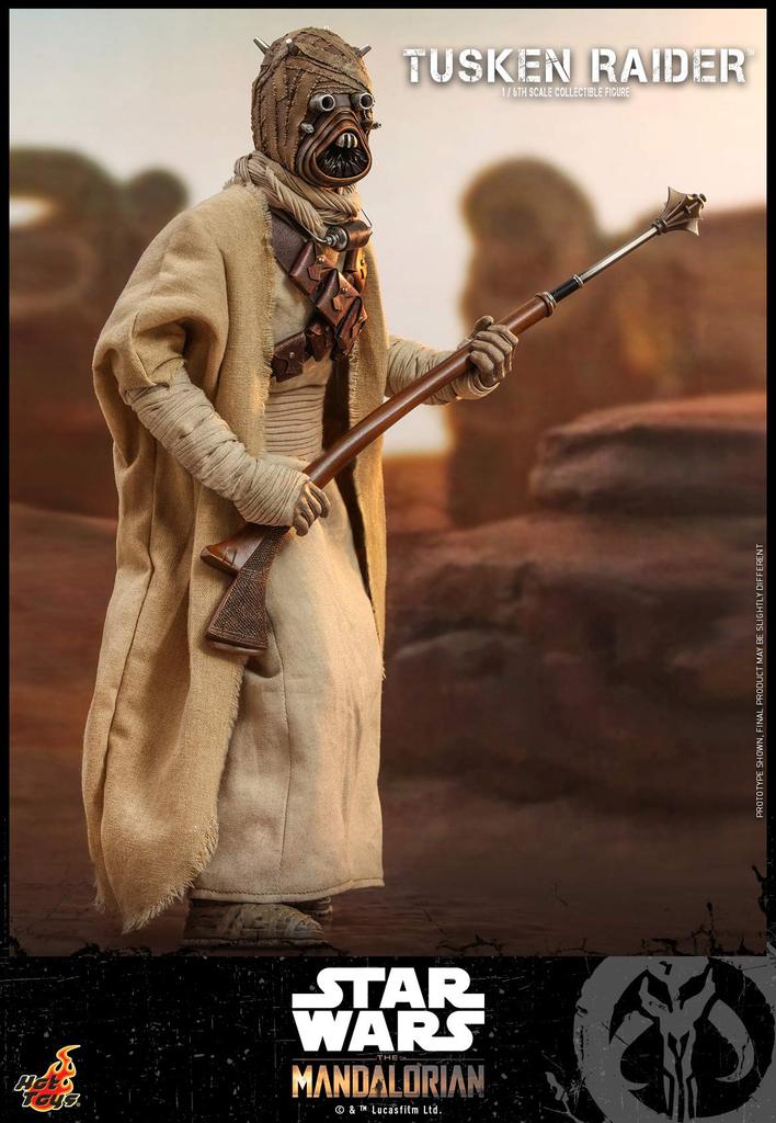 Hot Toys TV Masterpiece The Mandalorian Tusken Raider Scale White 1/6 Figure,