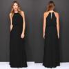 New Summer Sleeveless Pleated Evening Gown for Women - European & American Style