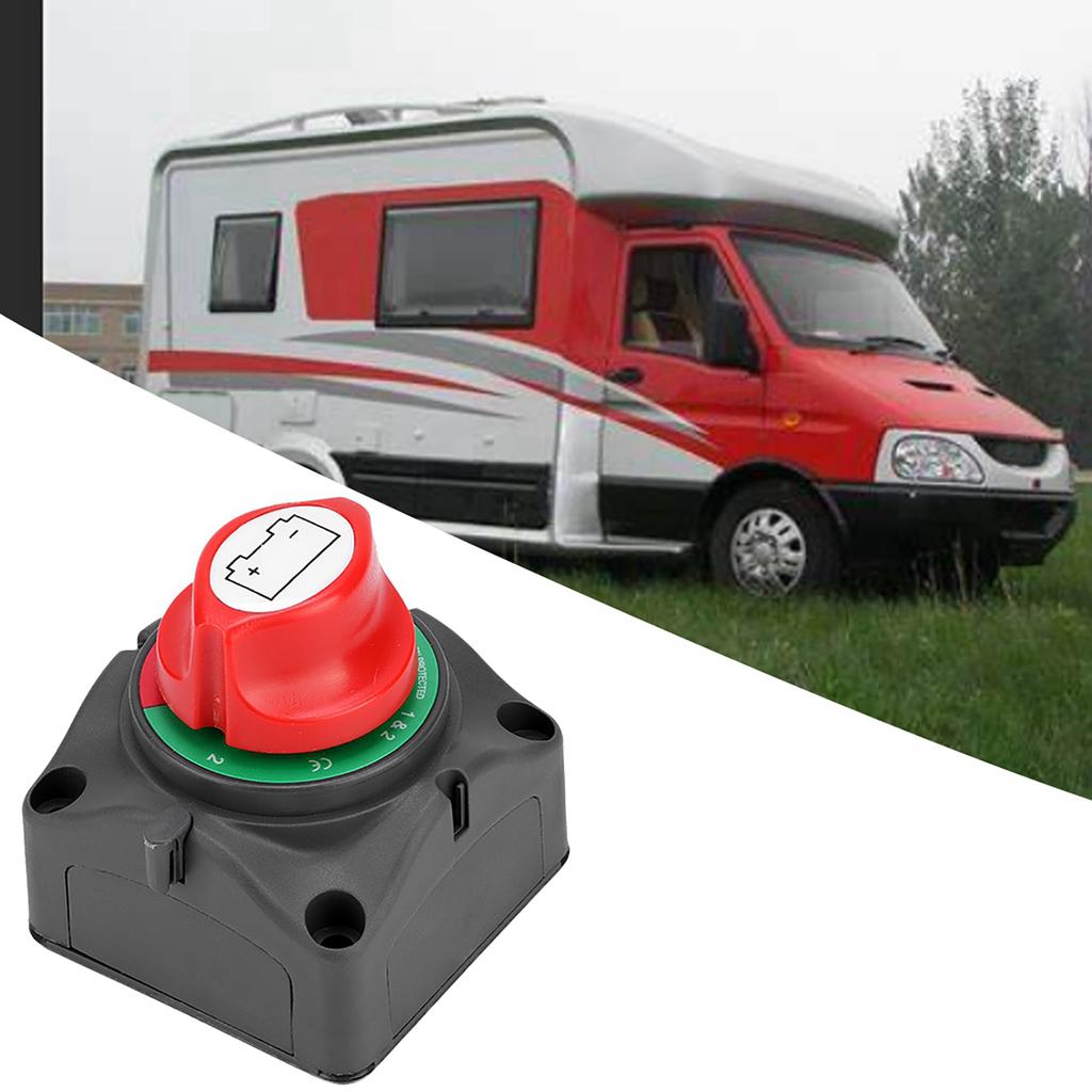 High Current Three Speed Power Off Switch Disconnect Isolator Battery Switch for RV