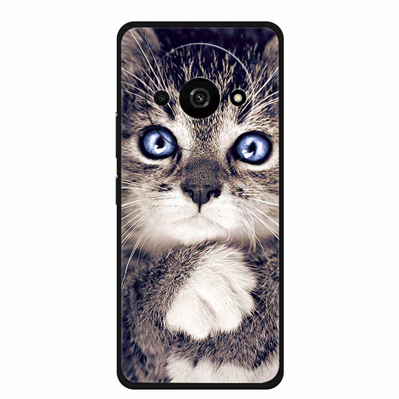 For Xiaomi Poco C61 Case Cool Animal Soft Silicone TPU Phone Case Back Cover for PocoC61 Shockproof Lovely Cat Protective Cover