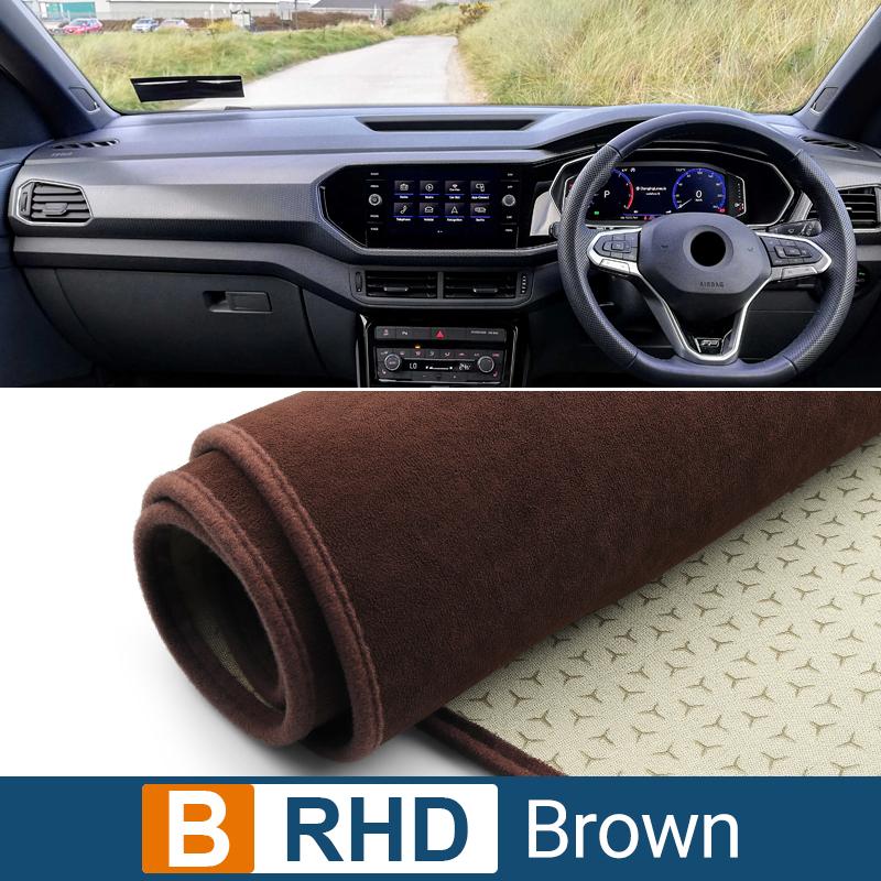 Car Accessories For Volkswagen VW T-Cross TCross 2019 2020 2021 2022 2023 Dashboard Case Avoid Light Anti-UV Carpet Non-Slip Mat