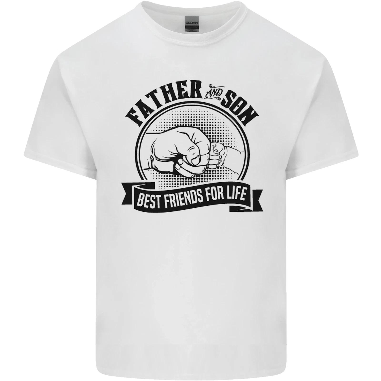 Father & Son Best Friends Fathers Day Kids T-Shirt Childrens L