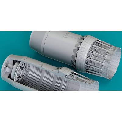 Reskit 1/72 F-15 Eagle/Strike Eagle F100-PW220 Exhaust Nozzles Opened for Hasegawa Model Kit Detail Up Parts RSKU72-0301