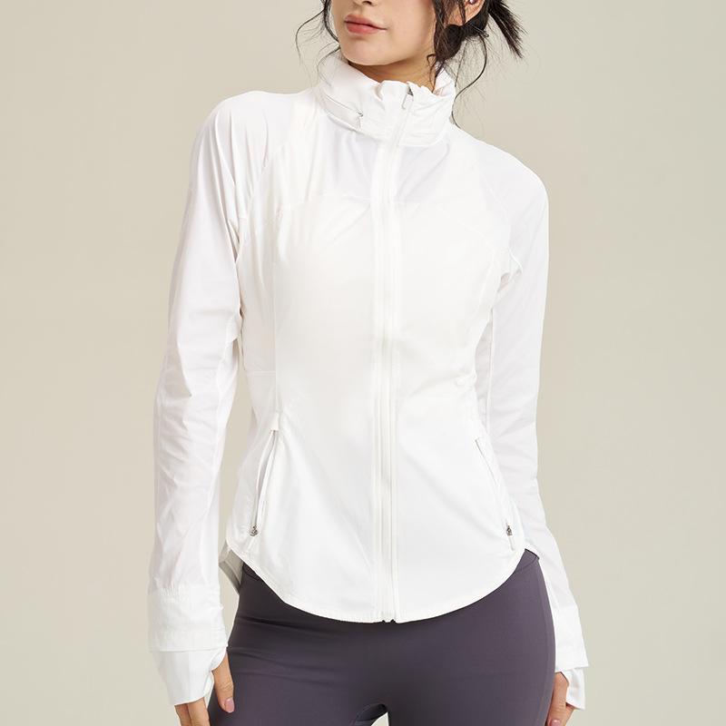 Yoga Tops Summer Thin Cool Cycling Sunscreen Clothes Skin Clothes UV Protection Sportswear Women