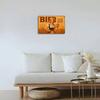 German Beer Poster Sign - "Bier ist wie Urlaub im Glas" 30x20cm Aluminum Decor for Bars & Home Breweries