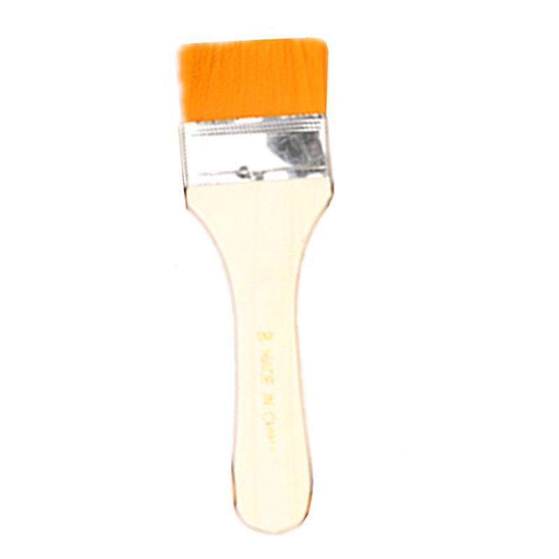 Nylon Oil Painting & Barbecue Brush Set: Pig Bristle Small Brush, Glue Brush, Dusting Brush, Paint Brush.