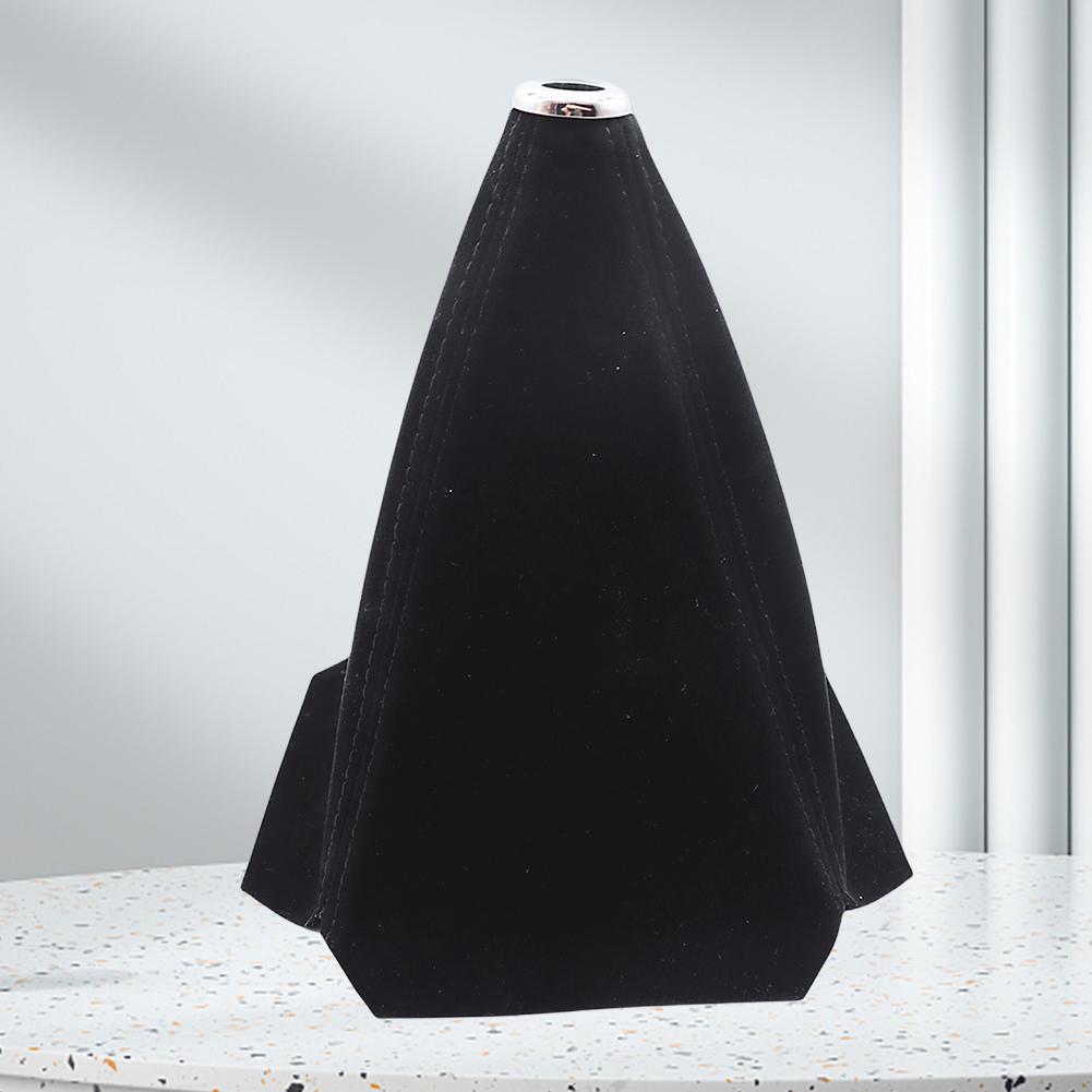 Suede Leather Car Gear Shift Collar Dustproof Car Manual Stick Shifter Gear Knob Cover Shift Lever Dust Sleeve Car Accessories