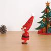 NORDIKA nisse Nordica Nisse Christmas Wooden Doll Santa Claus Entangled in Illuminated (Red Decorations)