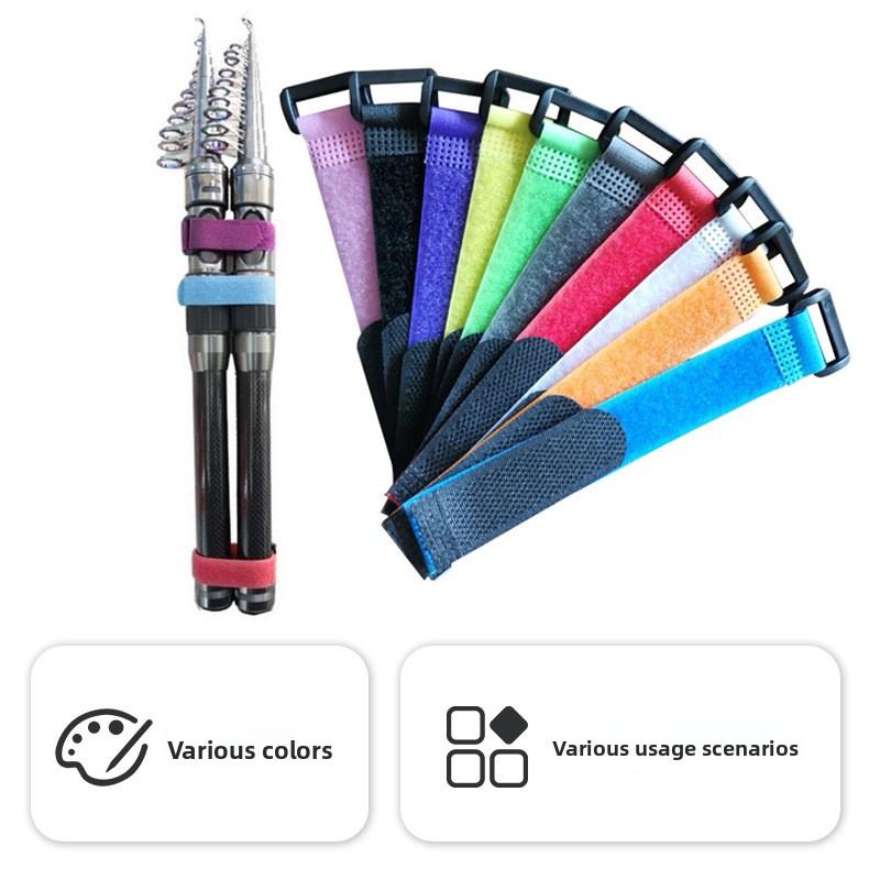Elastic Velcro Fishing Rod Tie Outdoor Fishing Gear Accessories
