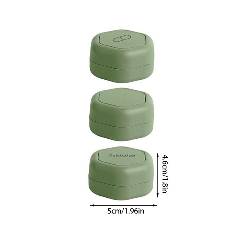 3 Stück Tragbarer Magnetischer Kosmetikspender Reiseaufbewahrung Magnetischer Stapelspender Flasche Für Gesichtscreme Sonnencreme Organizer