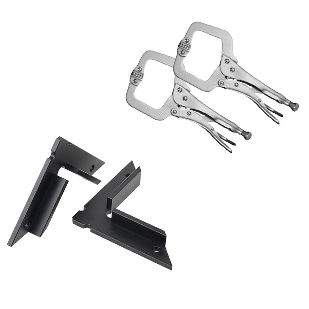 Aluminum Alloy Fixture Right Angle Clamps For Stable Project Assembly High Strength Construction Compact And Lightweight
