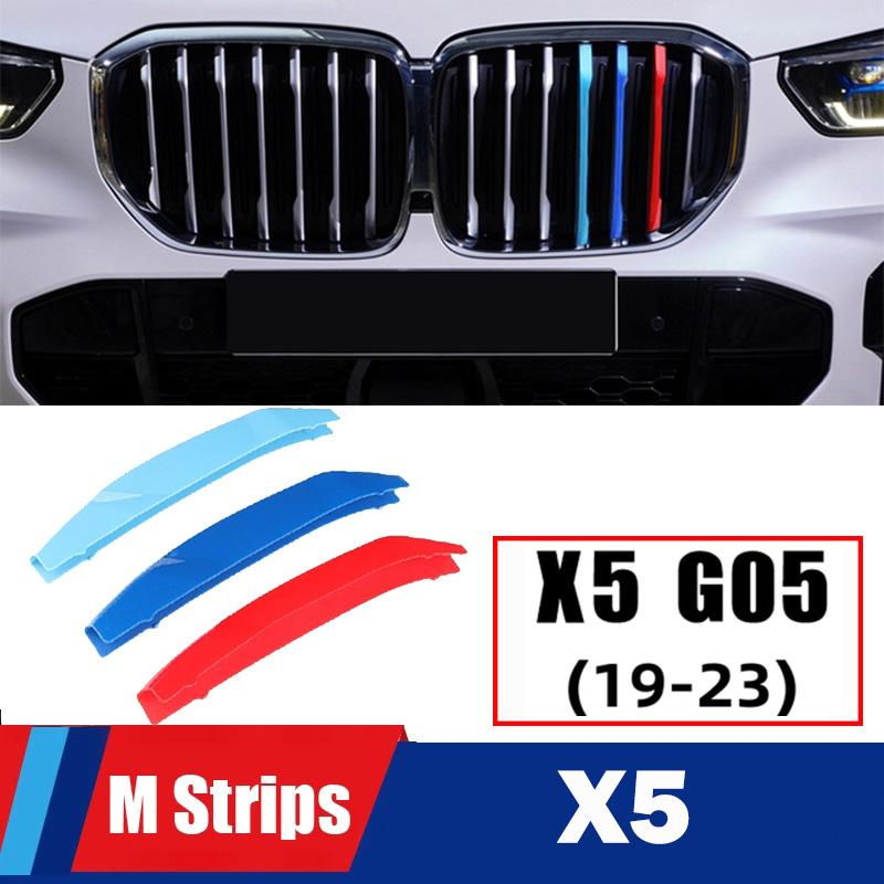 MLKK4 M Power Front Grille Trim Strips For BMW X1 X2 X3 X4 X5 X6 X7 F48 F49 E84 F39 F25 F26 G01 G02 F15 E70 G05 F16 E71 E72 G07 Z4 E89