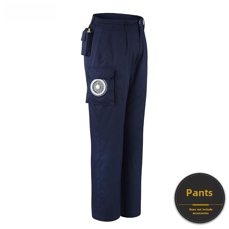 Men's Summer Cooling Overalls with Built-in Fan