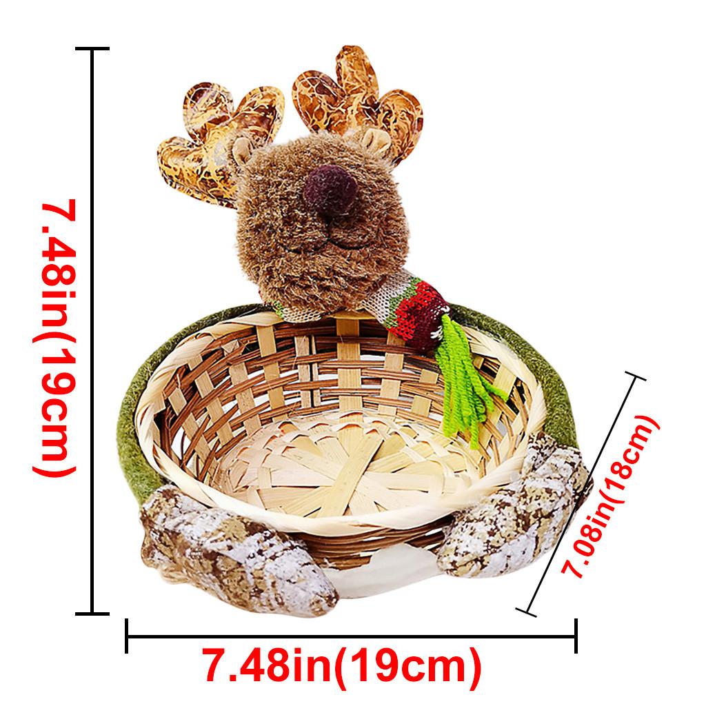 Christmas Candy Storage Basket Decoration  Storage Basket Gift Large
