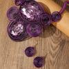 New Design Trendy Crystal Gem Aluminum Wire Handmade Woven Statement Necklace And Earring Set For Women's Banquet Accessories