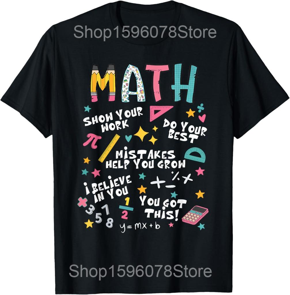 67 Meme Math Six Seven Teacher Joke Funny Math Teacher T Shirt Men Humor Streetwear Tee Short Sleeve Unisex Loose Clothing