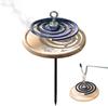 IMPACT Online Mosquito Coil Holder, Incense Holder, Portable for Outdoor Camping, and More (Brown)