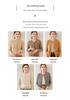 Women's Round Neck Single-Breasted Wool Cardigan - Autumn/Winter Cable Knit Long Sleeve Sweater Jacket