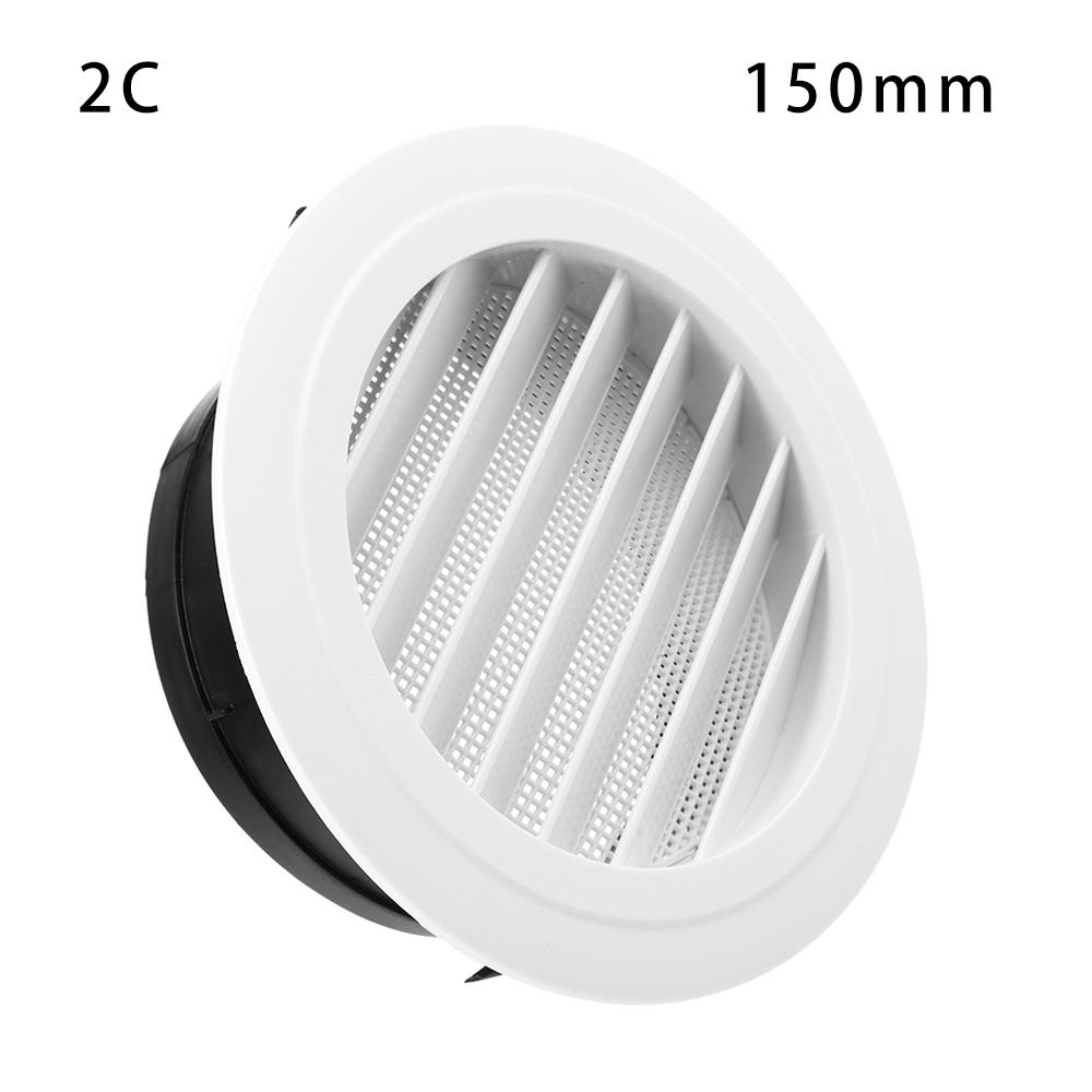 75/100/150mm Ducting Ventilation Grilles Air Vent Cover Extract Valve Grille Durable Air Circulation Vents Cap Home Decoration