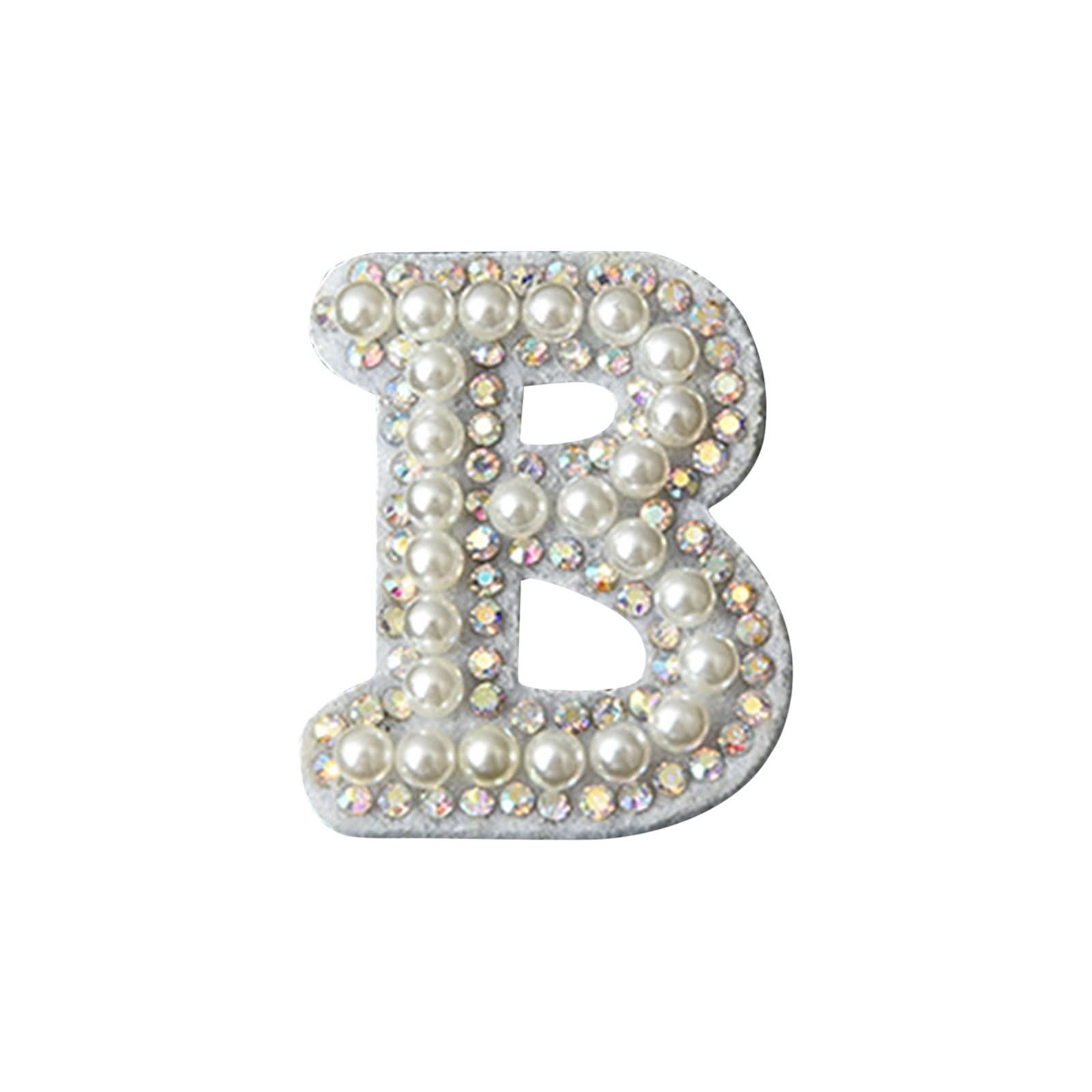 

Аксессуары для волос с жемчужными стразами и буквами «сделай сам» B