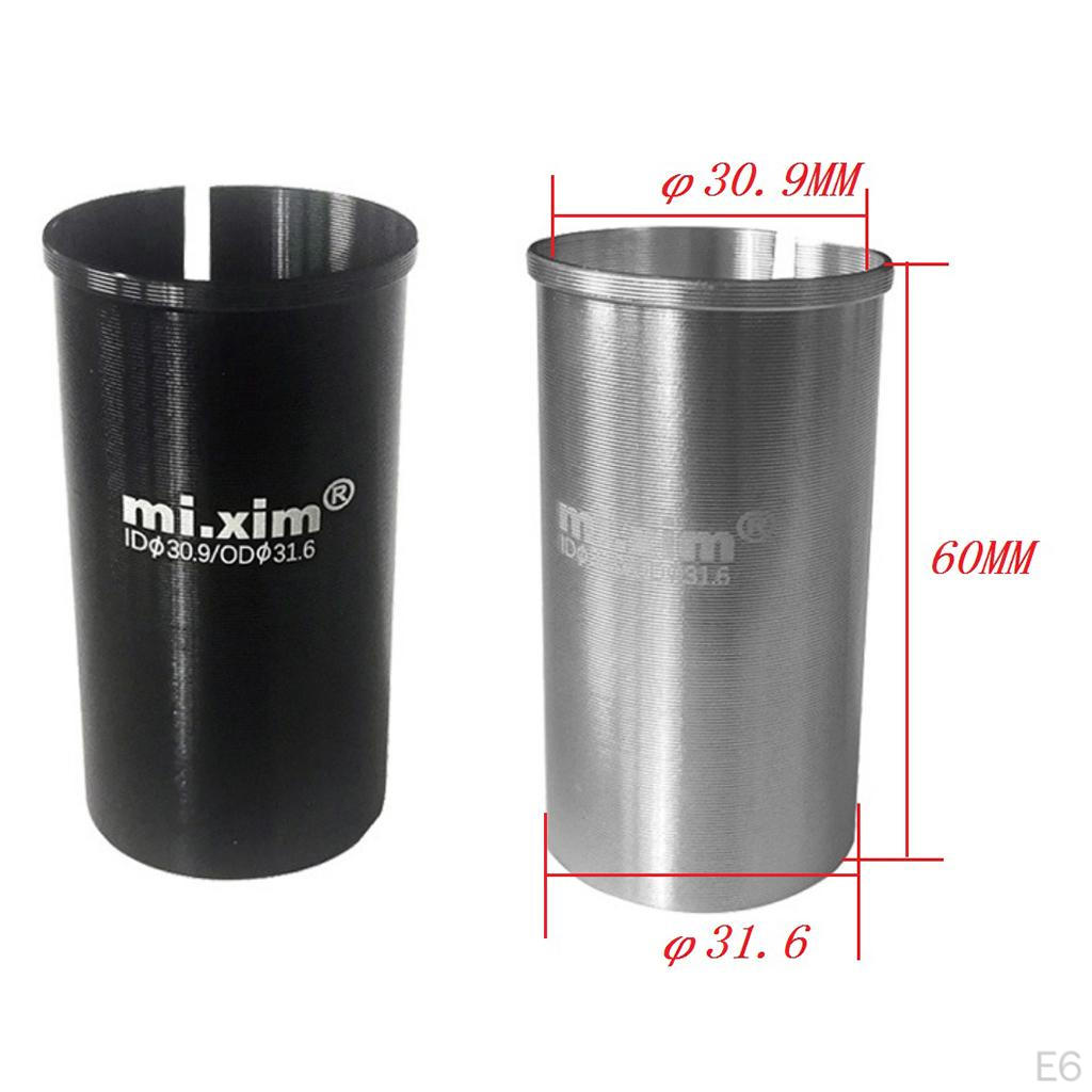 Adaptateur de tube de selle en alliage 31,6 mm 30,9 mm Taille de selle