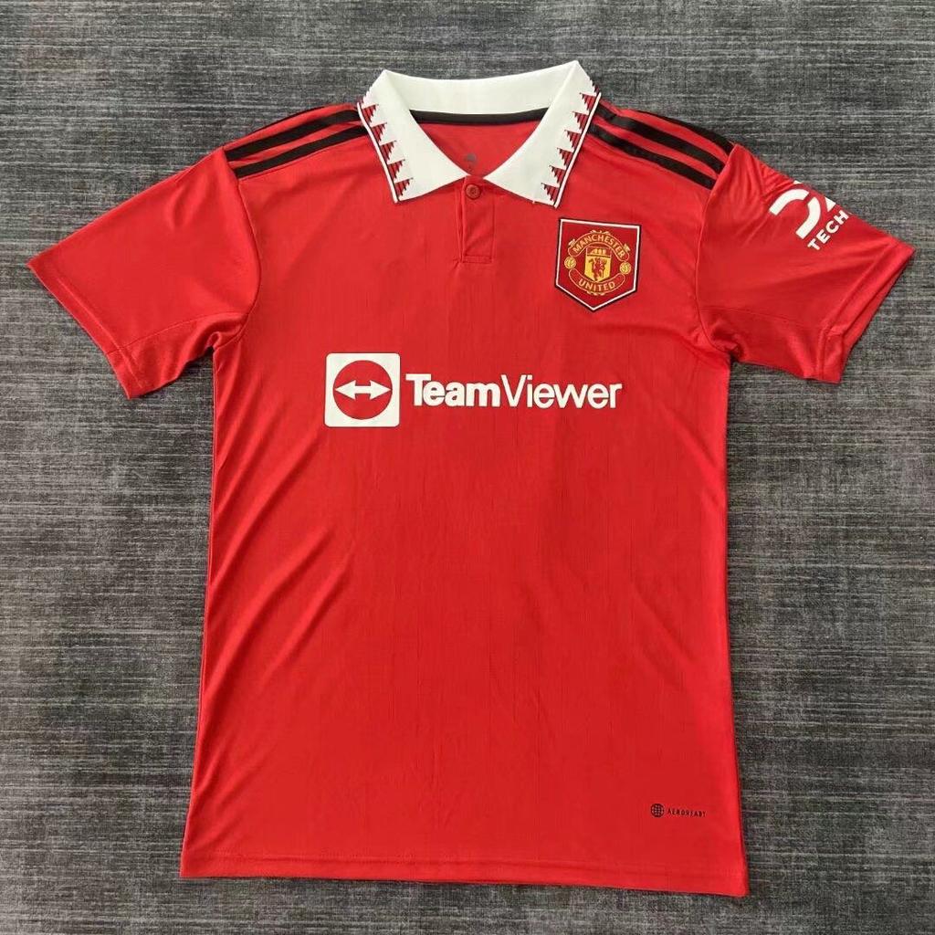 - Manchester United home Thai version loose jersey football sportswear S - XL fan version