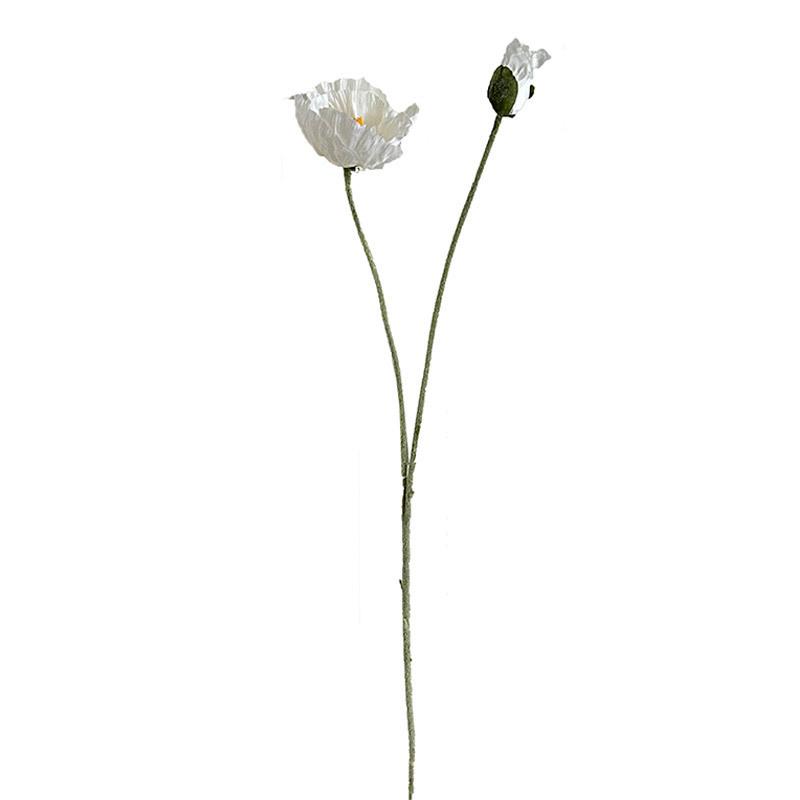 Grande Bouquet di Fiori di Papavero Artificiali per Soggiorno, Vetrine di Negozi e Oggetto di Scena per Fotografia