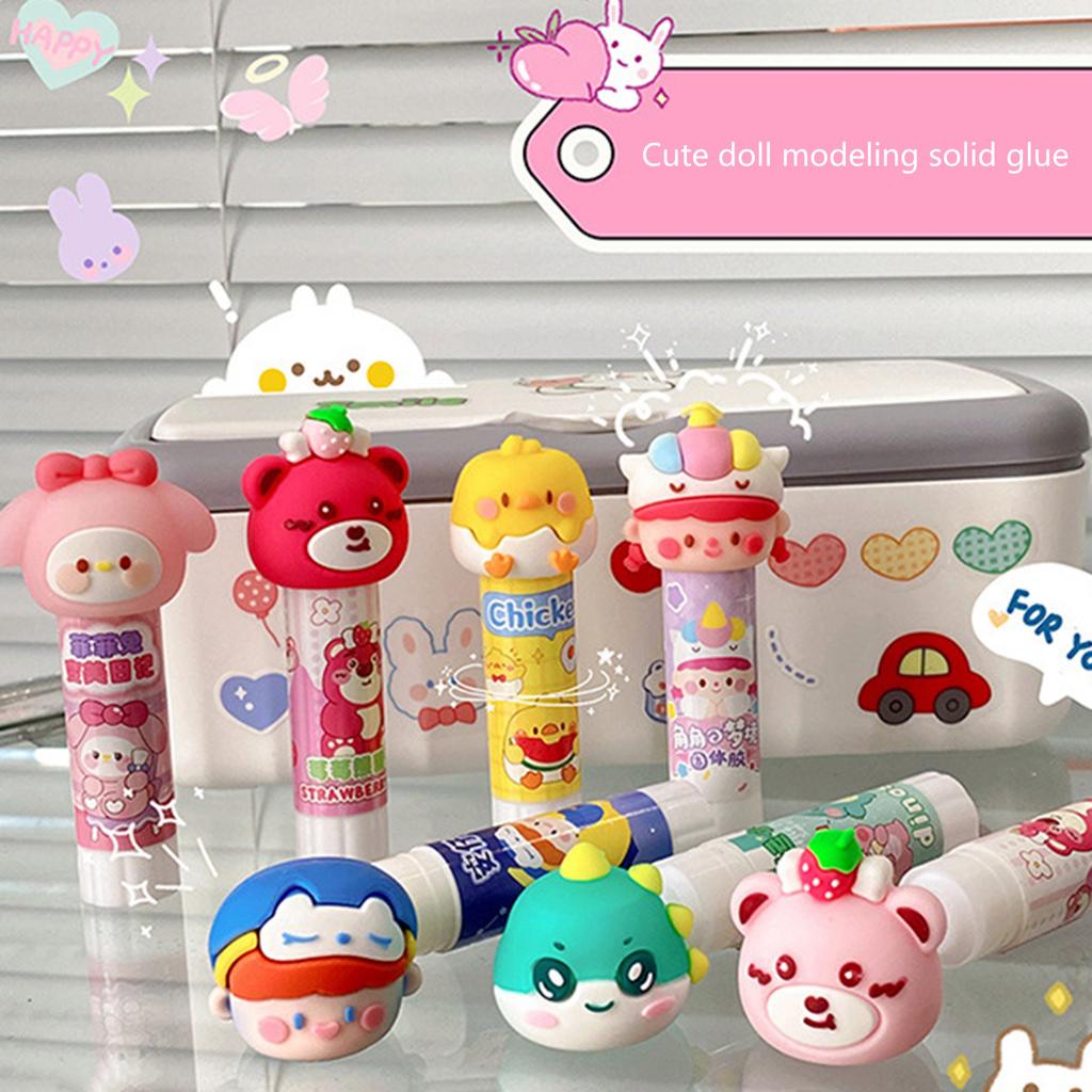 Cute and Convenient Solid Glues Stick for Office School Use Creative Activity