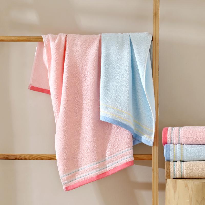 Premium Pure Cotton Solid Color Face Towel - Soft, Absorbent, Customizable Logo, Ideal for Business or Thank You Gifts