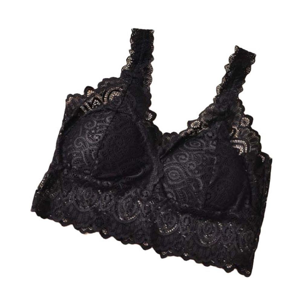Summer Vest Bikini Lace Bra Bralette Bustier Crop Tops Crochet Padded Bra