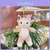 Adorable Cartoon Fox Keychain Plush Doll Cute Backpack Charm And Accessory 18cm