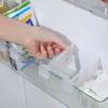 10pcs Refrigerator Storage Partition Board Fridge Kitchen Organizer Home Divider Storage Splint Kitchen Bottle Can Shelf Rack