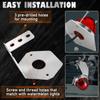2PCS Watermelon Light Mount Brackets Stainless Steel Truck Trailer RV Campers Bus Mirror Turn Signal Angled Bracket Holder